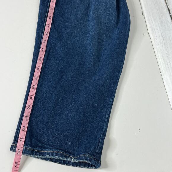 Lane Bryant Dark Wash Mid Rise Boyfriend Capri Jeans Size 14 - Picture 9 of 10